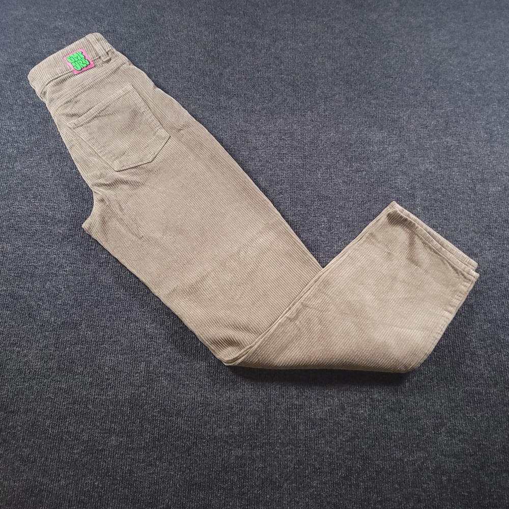 Empyre Womens Tori Olive Green Corduroy Skate‎ Pants Size 0 Classic Cotton